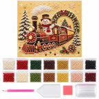 Snowman Christmas Train — kit image