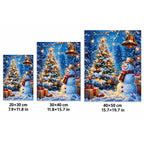 Snowman Christmas Tree Diamond Painting Kit sizes