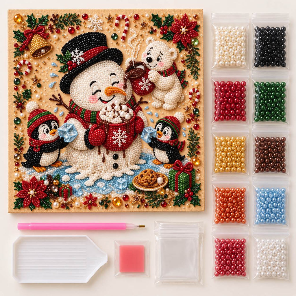 Snowman Hot Cocoa Friends — kit image