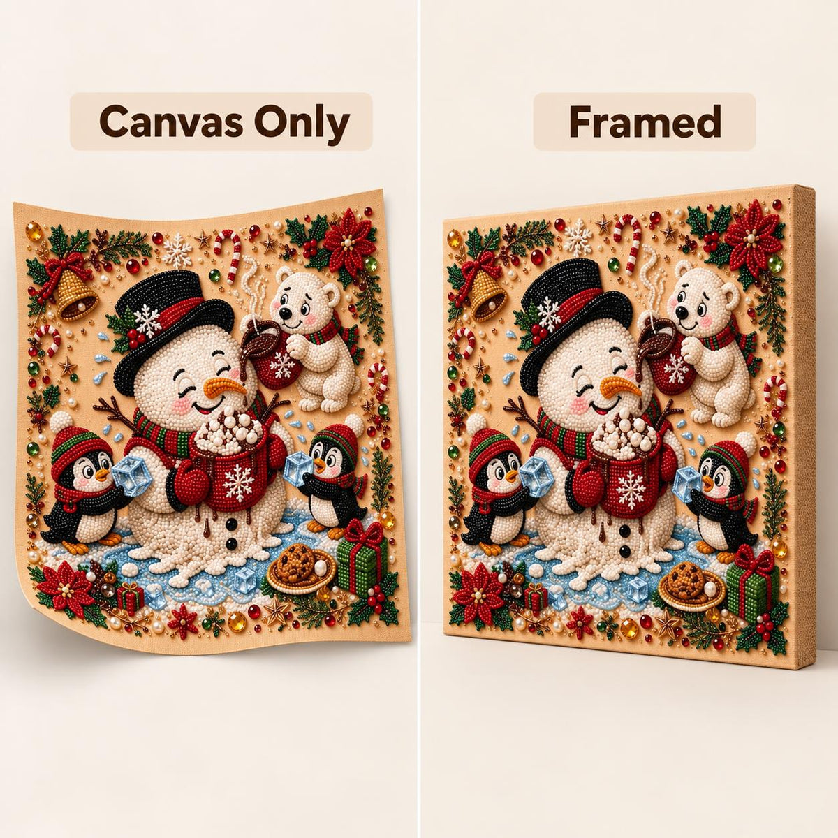 Snowman Hot Cocoa Friends — style image