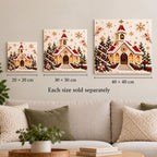 Snowy Christmas Church — size image