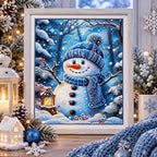 Home decor scene for Snowy Friends In Blue