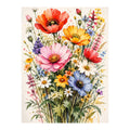 Original artwork showing spring meadow bouquet.