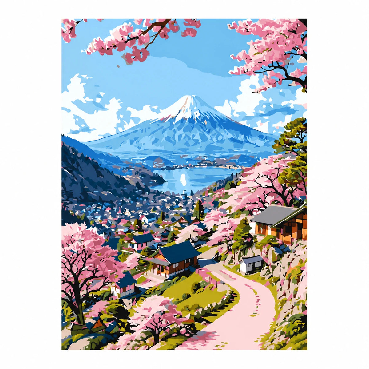 Original artwork for Springtime By The Mountain