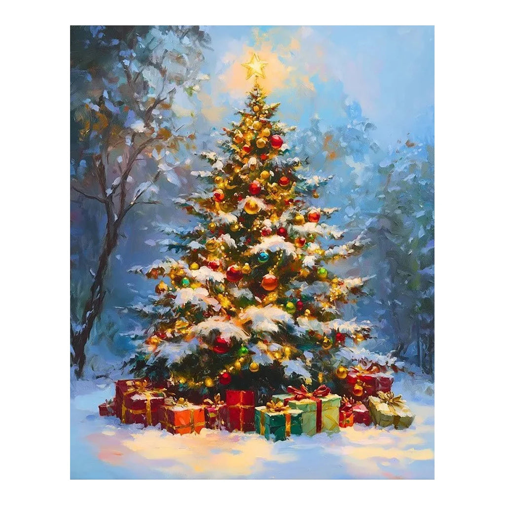 Original artwork for Star Above The Snowy Tree