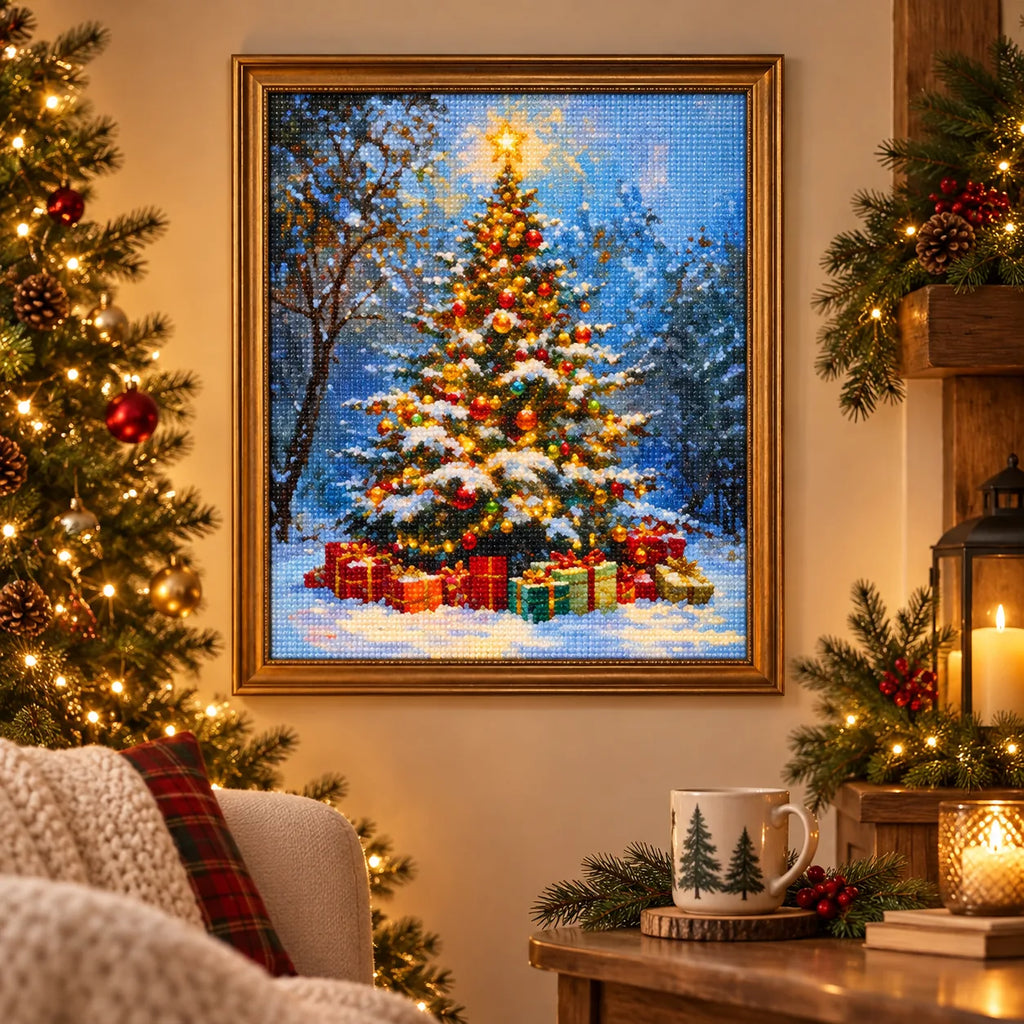 Home decor scene for Star Above The Snowy Tree