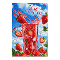 Strawberry Splash Diamond Painting Kit hero view