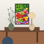 Summer Fruit Picnic Diamond Painting Kit lifestyle view