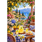 Summer Lemonade Garden Party — original artwork on a clean white background