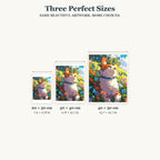 Size guide for Sunlit Meadow Guardian Diamond Painting Kit
