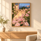 Home decor scene featuring Sunlit Rose Terrace