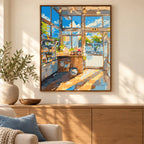 Home decor scene featuring Sunlit Urban Market