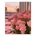 Original artwork for Sunset Tulip Terrace
