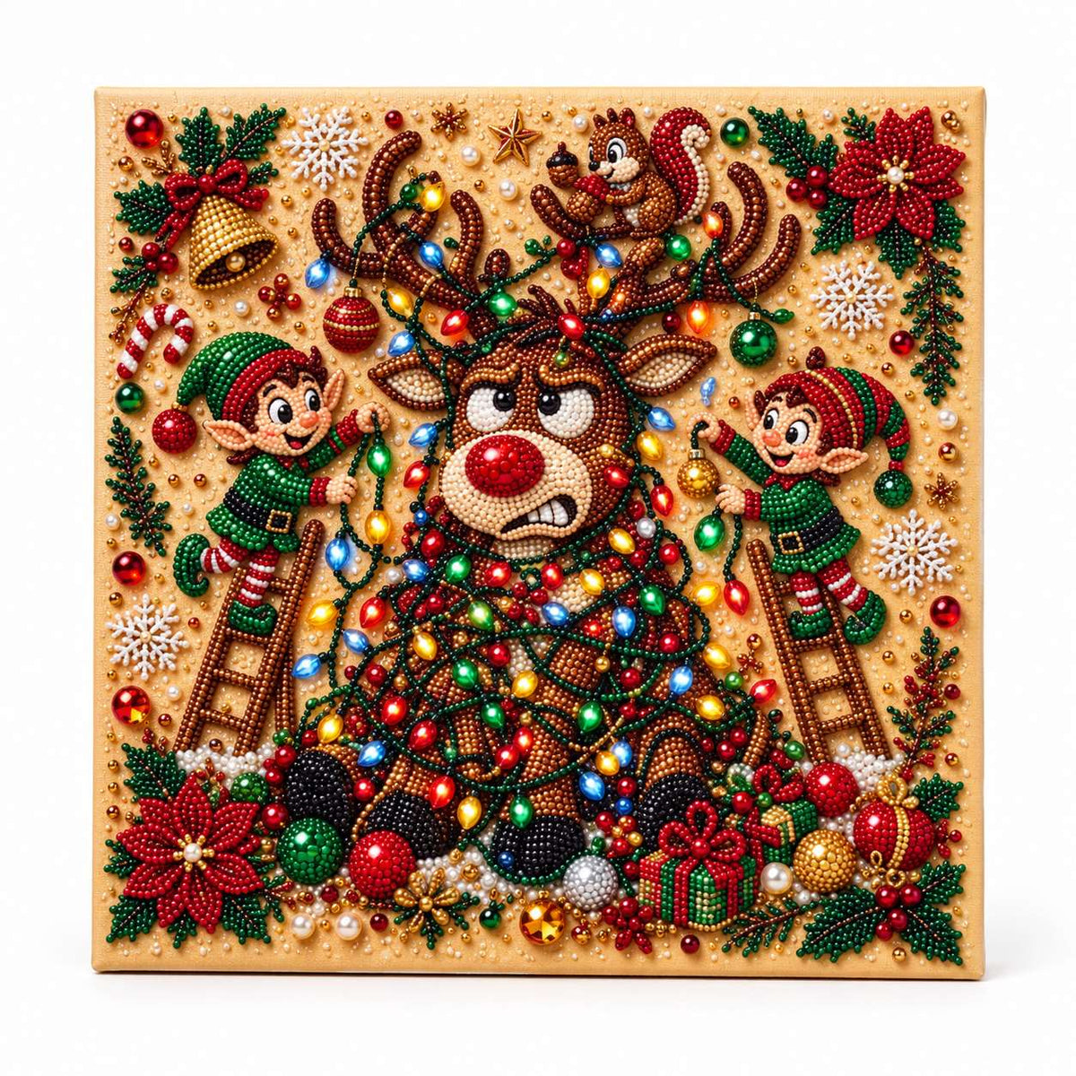 Tangled Lights Reindeer and Elves — hero image