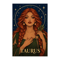 Original white-background artwork of Taurus Copper Earth Keeper
