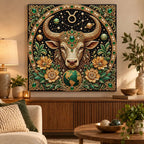 taurus pearl artwork shown as a home display example