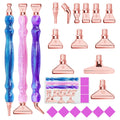 Rose gold color threaded diamond painting pen set