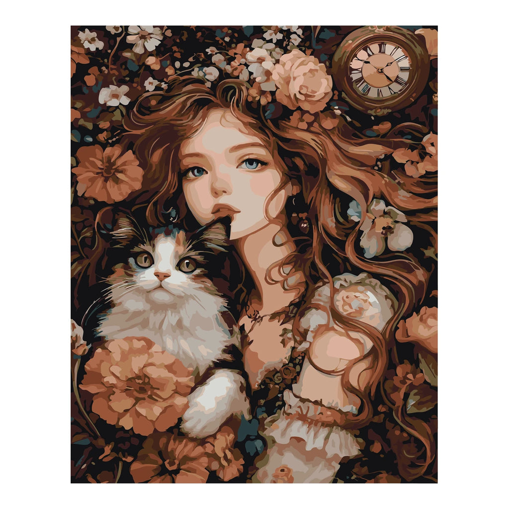 Original artwork for Timeless Companion Diamond Painting Kit