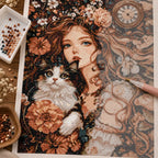Diamond painting process for Timeless Companion Diamond Painting Kit