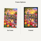 Tulip River Dutch Cottages — No Frame and Framed style comparison