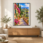 Tuscany Cypress Road Spring finished artwork in home décor