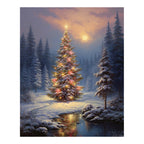Original artwork for Twilight Christmas Woodland