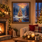 Home decor scene for Twilight Christmas Woodland