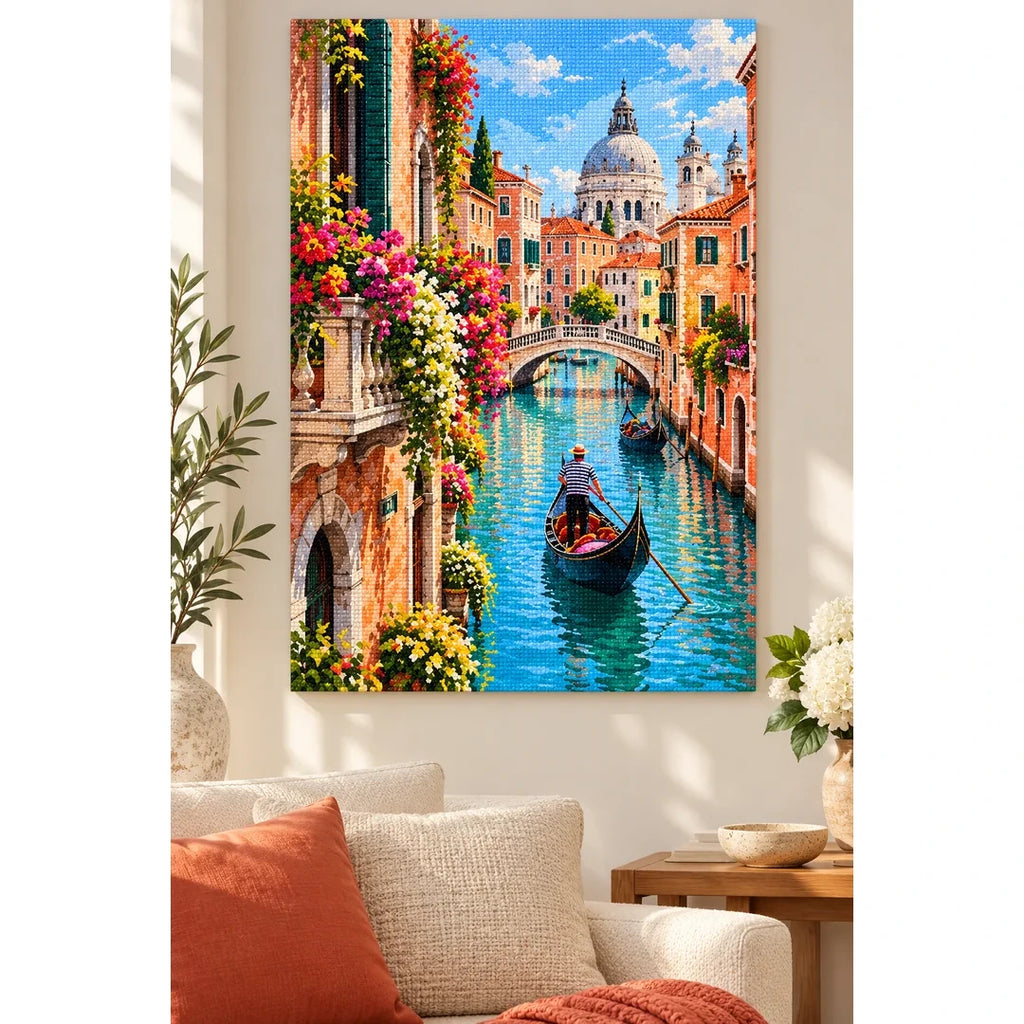Venice Flower Canal home decor scene