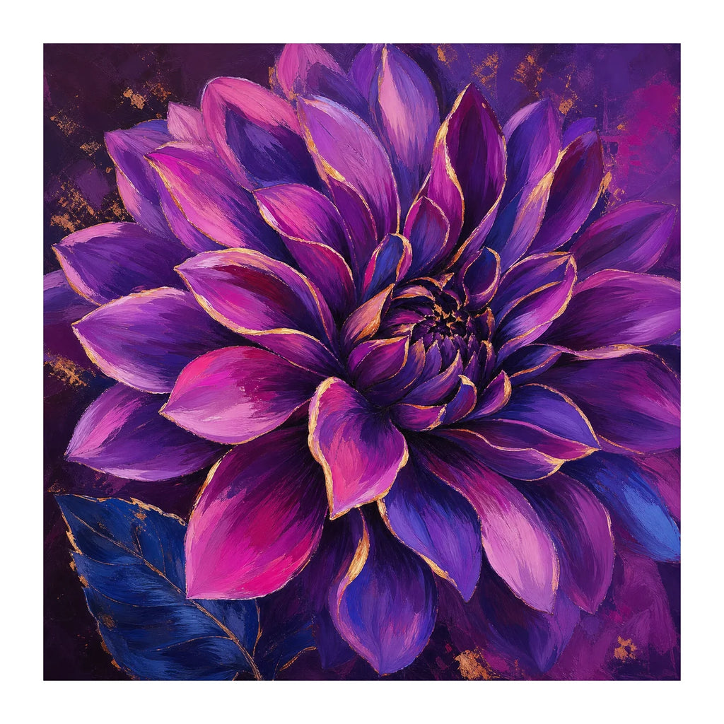 Original artwork for Violet Flame Bloom