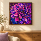 Home decor scene featuring Violet Flame Bloom