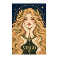 Original white-background artwork of Virgo Wheatfield Maiden