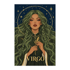 Finished white-background diamond painting of Virgo Sage Herbalist