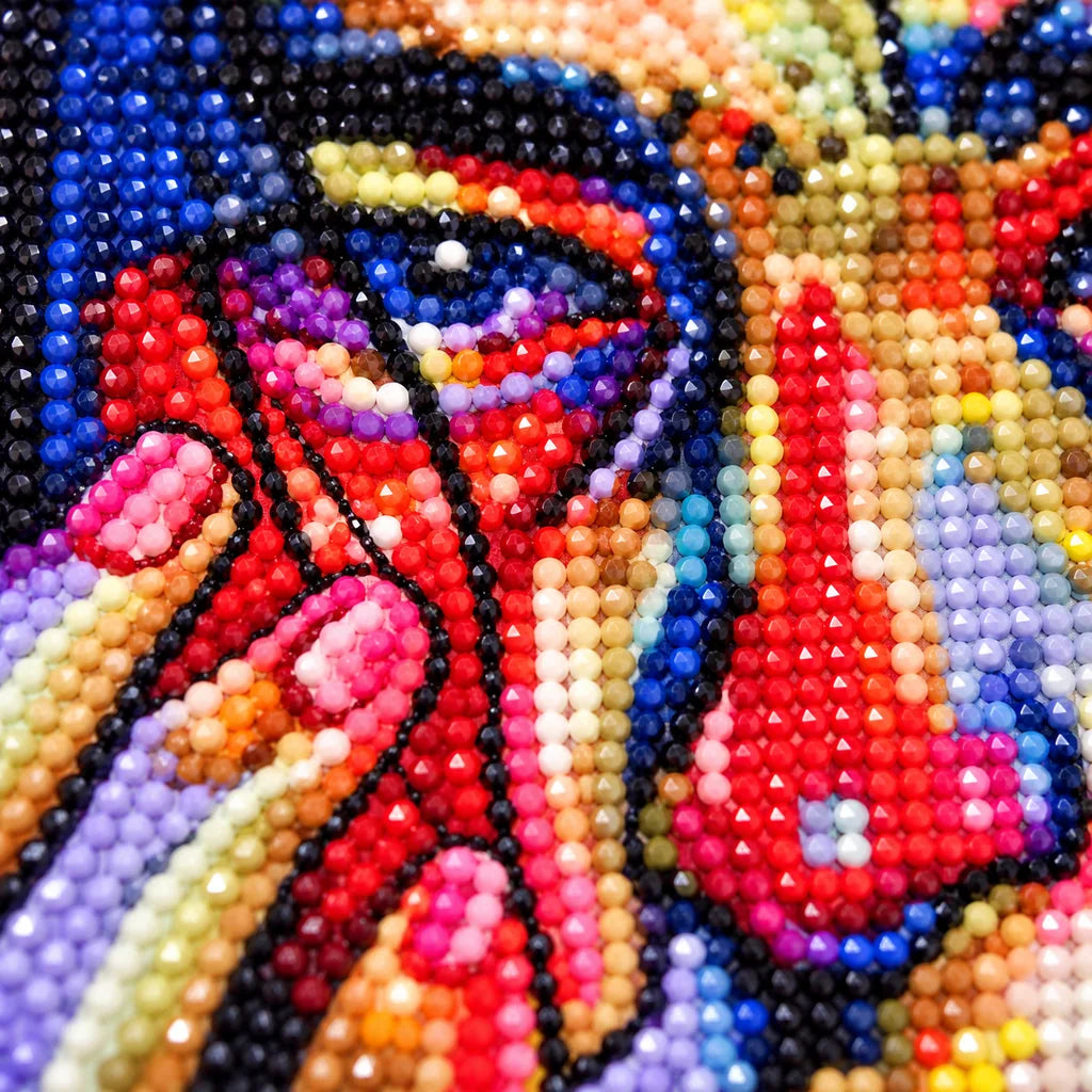 Woman Adjusting Glasses Cubist: detail image