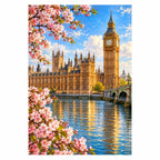 Original Westminster Big Ben artwork on a white background.