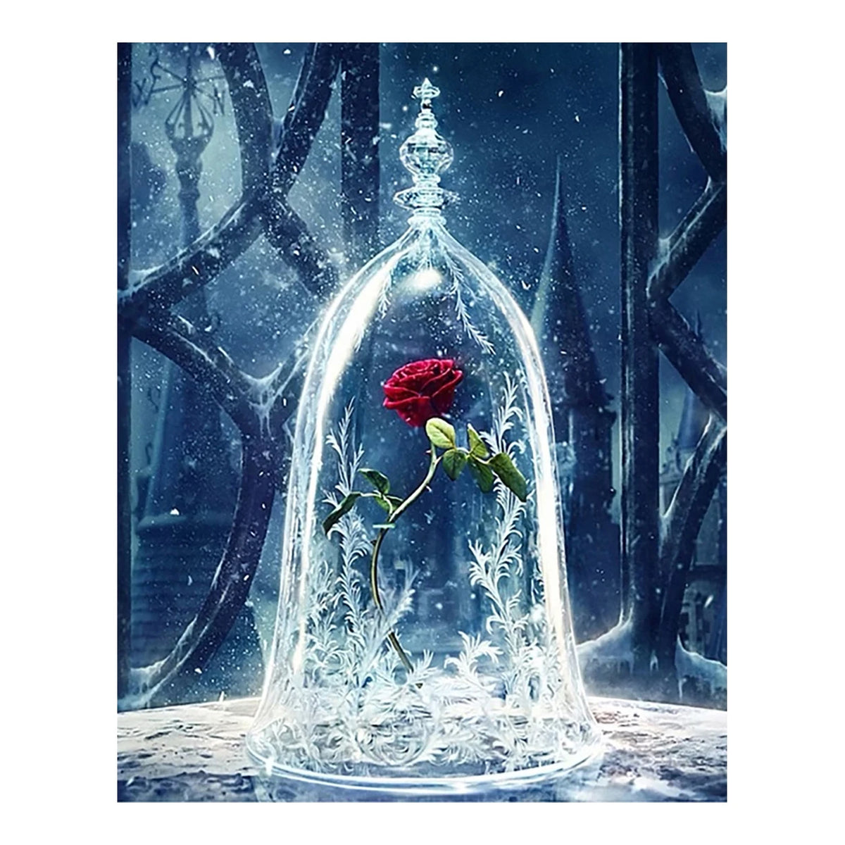 Original artwork for Winter Rose Under Glass