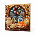 Winter Window Tea Still Life pearl painting kit – hero image
