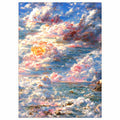 Yellow Rose Above the Cloud Sea: original