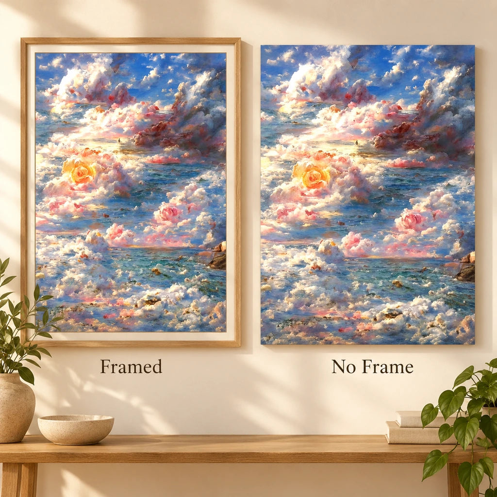 Yellow Rose Above the Cloud Sea: frame comparison