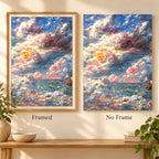 Yellow Rose Above the Cloud Sea: frame comparison